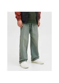 Jack & Jones Relax-fit-Jeans JACK & JONES JUNIOR "JJIALEX JJORIGINAL SQ 994 JNR", Kinder, Gr. 140, N-Gr, blau (blau denim), Denim/Jeans, Obermaterial: 100% Baumwolle, unifarben, relaxed fit kn&ouml;chellang, Jeans