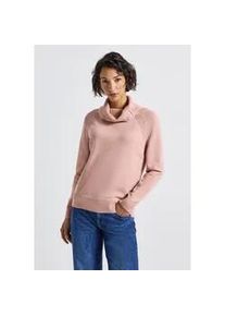 Rollkragenpullover Street One, Damen, Gr. 46, faded rose meliert, Stoff, 30% Polyester, 29% Polyacryl, 21% Viskose, 20% Nylon, unifarben, normal normal, hoch geschlossener Ausschnitt, Strickb&uuml;ndchen, Pullover Rollkragenpullover, mit Stehkragen