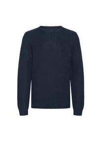 Strickfleece-Pullover Blend "Strickpullover BHDENO", Herren, Gr. XL, schwarz (salute), Obermaterial: 50% Baumwolle CO. 50% Polyacryl PAN., Pullover