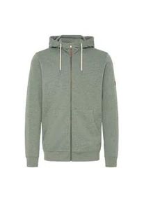 !Solid Kapuzensweatjacke SOLID "Kapuzenfleecejacke SDSIMA", Herren, Gr. XL, gr&uuml;n (climbing ivy melange), Obermaterial: 65% Polyester PES. 35% Baumwolle CO., Sweatjacken