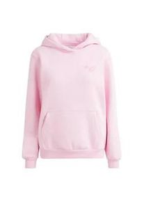 Kapuzenpullover MISS TEE "Miss Tee Heart Signs EMB Ladies Fluffy Hoody", Damen, Gr. S, softpink, 70% Baumwolle, 30% Polyester, mehrfarbig, loose fit, ohne Ausschnitt, Pullover Kapuzenpullover