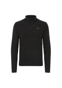 Rollkragenpullover Blend "Rollkragenpullover BHMPatta", Herren, Gr. XXL, grau (charcoal mix), Obermaterial: 100% Polyacryl PAN., Pullover Rollkragenpullover