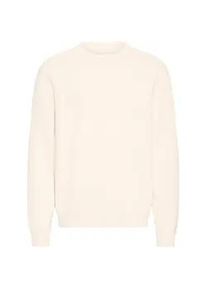 !Solid Strickfleece-Pullover SOLID "Strickpullover SDRYKER", Herren, Gr. S, beige (oatmeal), Obermaterial: 100% Baumwolle CO., Pullover