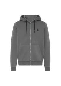 Kapuzensweatjacke Blend "Kapuzenfleecejacke BHTolle", Herren, Gr. M, grau (iron gate), Obermaterial: 80% Polyester PES. 20% Baumwolle CO., Sweatjacken