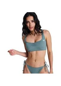 Bandeau-Bikini-Top Roxy "Solid Essentials", Damen, Gr. XXL, Cup B, agave gr&uuml;n, Obermaterial: 85% Microfaser, 15% Elasthan;, Bikini-Oberteile