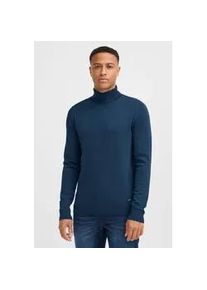 Rollkragenpullover Blend "BHWedat", Herren, Gr. 3XL, blau (marineblaus), Feinstrick, 78% Viskose, 22% Polyester, unifarben, Basic, regular fit normal, hoch geschlossener Ausschnitt, eingesetzt, Pullover Rollkragenpullover, Stilvoller Strickpullover mit Rollkragen