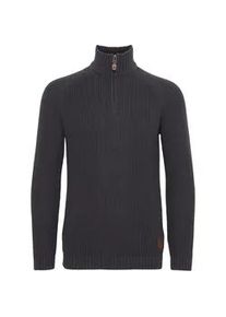 !Solid Troyer SOLID "Troyer SDXenox", Herren, Gr. S, grau (med grau m), Obermaterial: 100% Baumwolle CO., Pullover Troyer