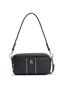 Mini Bag Tommy Hilfiger "TH DAILY CAMERA BAG CORP", Damen, Gr. B/H/T: 21cm x 11,5cm x 7,5cm, dunkelblau, Lederimitat, Taschen, Damen Umh&auml;ngetasche, Tragetasche mit TH-Schmucklogo