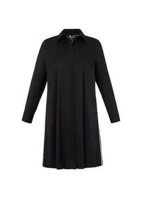 Hemdblusen-Kleid frapp schwarz, 50