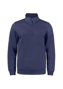Clique Basic Active 1/2-Zip Sweatshirt Kinder 580 - dunkelblau 140 cm