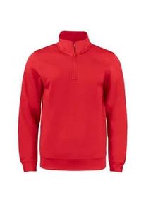 Clique Basic Active 1/2-Zip Sweatshirt Kinder 35 - rot 140 cm