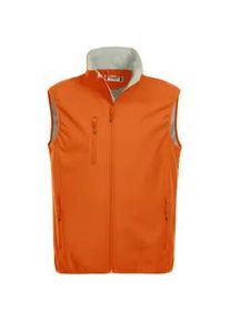 Clique Basic Softshellweste Herren 18 - blutorange M