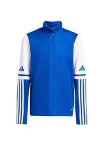 Adidas Squadra 25 1/4-Zip Sweatshirt Kinder JD3027 - team royal blue/white 128