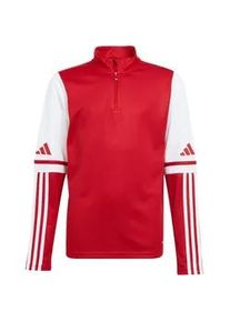 Adidas Squadra 25 1/4-Zip Sweatshirt Kinder JD3026 - team power red 2/white 176