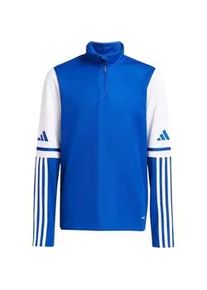 Adidas Squadra 25 1/4-Zip Sweatshirt Kinder JD3027 - team royal blue/white 176