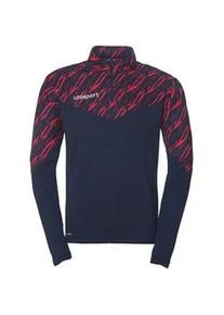 Uhlsport Progressive 28 1/4-Zip Sweatshirt Kinder marine/rot 116