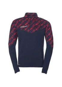 Uhlsport Progressive 28 1/4-Zip Sweatshirt Kinder marine/rot 128