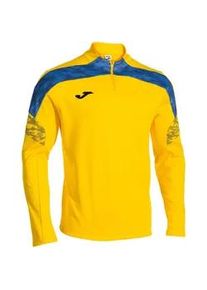 Joma Championship VIII 1/4-Zip Sweatshirt Kinder 907 - gelb/royalblau 152