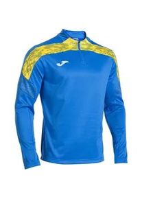 Joma Championship VIII 1/4-Zip Sweatshirt Kinder 709 - royalblau/gelb 140