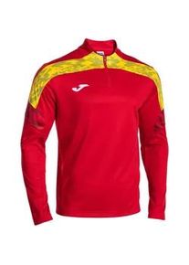 Joma Championship VIII 1/4-Zip Sweatshirt Kinder 609 - rot/gelb 104