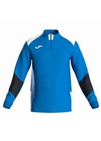 Joma Danubio IV 1/4-Zip Sweatshirt Kinder 701 - royalblau/schwarz 140