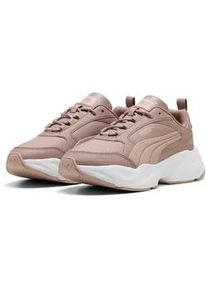 Puma Cassia 2.0 Leder Plateau Sneaker Damen 06 - sandstone/rose latte/Puma white 37.5