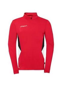 Uhlsport Equipe 29 1/4-Zip Sweatshirt Kinder rot/wei&szlig;/schwarz 128