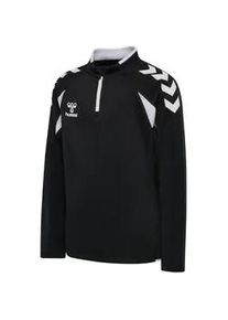 Hummel hmlCORE 2.0 1/2-Zip Sweatshirt Kinder 2114 - black/white 164