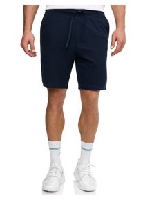 Shorts INDICODE "INCowell Shorts Plain", Herren, Gr. S, N-Gr, sky captain, Web, Obermaterial: 62% Polyester, 33% Viskose, 5% Elasthan, unifarben, regular fit kniefrei, Hosen Shorts