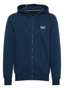 Kapuzensweatjacke Blend "Kapuzensweatjacke BHKaylon", Herren, Gr. XL, blau (marineblaus), Obermaterial: 55% Polyester PES. 45% Baumwolle CO., Sweatjacken Kapuzensweatjacke