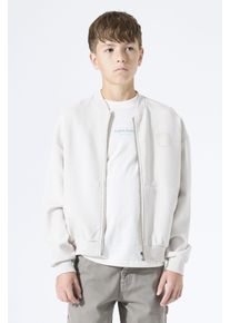 Sweatjacke Garcia, Jungen, Gr. 176, moonbeam, Sweatware, Obermaterial: 69% Baumwolle, 21% Polyester, 10% Elasthan, unifarben, l&auml;ssig geschnitten h&uuml;ftbedeckend, Rundhals, Sweatjacken Sweatjacke, Blouson mit Rei&szlig;verschluss, f&uuml;r Boys