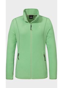 Sch&ouml;ffel Fleecejacke SCH&Ouml;FFEL "Fleece Jk Style Ash WMS", Damen, Gr. 34, 6175, gr&uuml;n, Oberstoff: 100% Polyester, regular fit, hoch geschlossener Ausschnitt, Jacken Fleecejacke