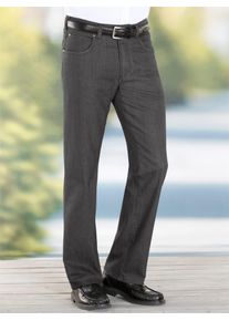 5-Pocket-Hose CLASSIC, Herren, Gr. 46, Normalgr&ouml;&szlig;en, grau (anthrazit), 78% Baumwolle, 20% Polyester, 2% Elasthan, unifarben, lang, Hosen 5-Pocket-Hose