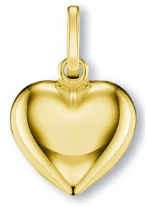 Kettenanh&auml;nger ONE ELEMENT "Herz Herz Anh&auml;nger aus 333 Gelbgold", gold, Schmuckanh&auml;nger, Damen, Gelbgold 333, Kettenanh&auml;nger
