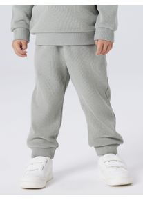 Sweathose name it "NMMOBEAR NREG SWEAT PANT UNB NOOS", Jungen, Gr. 128, N-Gr, shadow, Sweatware, Obermaterial: 51% Baumwolle, 35% Polyester, 14% Viskose, unifarben, kn&ouml;chellang, Hosen Sweathose