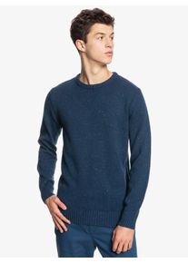 Strickpullover Quiksilver "Neppy", Herren, Gr. S, blau (insignia blau), 55% Baumwolle, 30% Modacryl, 15% Wolle, Pullover Strickpullover