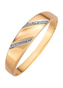 Fingerring Lady Gr. 16, gold (gelbgold 375), Fingerringe, Damen, 16, Gold Metall, Gold, Metall, Fingerring