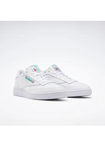Sneaker Reebok CLASSIC "CLUB C 85", Herren, Gr. 44,5, gr&uuml;n (wei&szlig;, gr&uuml;n), Leder, Synthetik, Schuhe Sneaker, Topseller