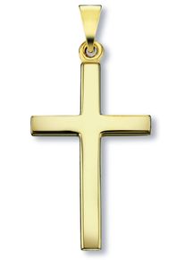 Kettenanh&auml;nger ONE ELEMENT "Kreuz Anh&auml;nger aus 333 Gelbgold", gold, Schmuckanh&auml;nger, Damen, Gelbgold 333, Kettenanh&auml;nger