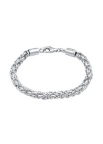 Armkette Kuzzoi "Armband K&ouml;nigskette Klassik 925 Silber" Gr. 210, silber, Armb&auml;nder, Herren, 210, Silber 925 (Sterlingsilber), Armkette