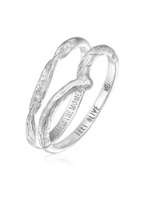 Ring-Set HAZE & GLORY "Ring Set Moment - Feel Alive 925 Silber" Gr. 56, silber, Fingerringe, Damen, 56, Silber 925 (Sterlingsilber), Ring-Set