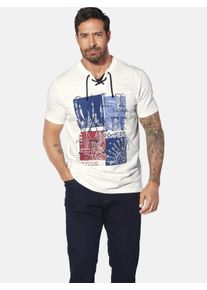 T-Shirt Jan Vanderstorm "T-Shirt KARLFRIED", Herren, Gr. 6XL, wei&szlig;, Obermaterial: 100% Baumwolle CO., Shirts T-Shirt