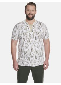 T-Shirt CHARLES COLBY "T-Shirt EARL CRISPIN", Herren, Gr. 5XL, wei&szlig; (wei&szlig; bedruckt), Obermaterial: 100% Baumwolle CO., Shirts T-Shirt