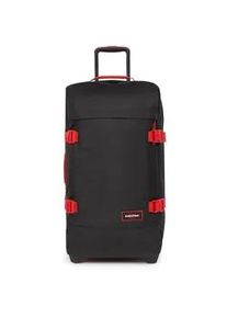 Weichgep&auml;ck-Trolley Eastpak "TRANVERZ M", Kinder, Gr. B/H/T: 35,5cm x 67cm x 30cm 78 l, kontrast scarlet, Polyester, mehrfarbig, Koffer, Handgep&auml;ck-Koffer Reisegep&auml;ck Reisekoffer TSA Schloss