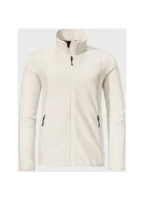 Sch&ouml;ffel Fleecejacke SCH&Ouml;FFEL "Fleece Jk Style Ash WMS", Damen, Gr. 46, beige (9040, natur), Oberstoff: 100% Polyester, regular fit, hoch geschlossener Ausschnitt, Jacken Fleecejacke