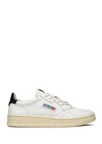 Autry Low-Top Sneaker - Low-Top Sneakers With Contrasting Black Heel - Gr. 36 (EU) - in Wei&szlig; - f&uuml;r Damen