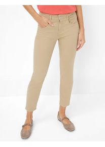 Brax Damen R&ouml;hrenjeans Style SHAKIRA S ALMOND, denim beige, Gr. 48