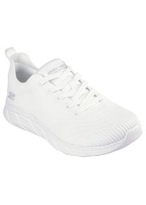 Sneaker Skechers "BOBS B FLEX LO-GRACEFUL STRIDE", Damen, Gr. 41, wei&szlig;, Textil, Schuhe Sneaker, mit leichter EVA-Laufsohle, Topseller