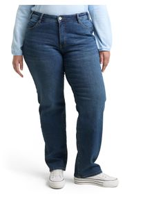 5-Pocket-Jeans Tom Tailor PLUS, Damen, Gr. 46, N-Gr, clean mid stone, Denim/Jeans, Obermaterial: 99% Baumwolle, 1% Elasthan. Futter: 98% Baumwolle, 2% Elasthan, unifarben, normal lang, Jeans 5-Pocket-Jeans, mit Stretch