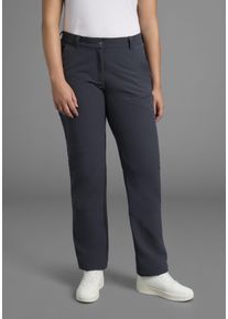 Outdoorhose Maier Sports "DA-HOSE EL. HELGA", Herren, Gr. 42, N-Gr, grau (graphite), Obermaterial: 91% Polyester, 9% Elasthan, Hosen Outdoorhose